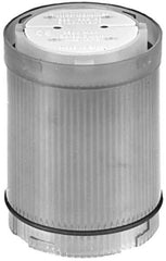Eaton Cutler-Hammer - LED Lamp, Yellow, Steady, Stackable Tower Light Module - 120 VAC/VDC, 24 Milliamp, IP65 Ingress Rating, 4, 13, 4X NEMA Rated, Base Mount - Exact Tool & Supply