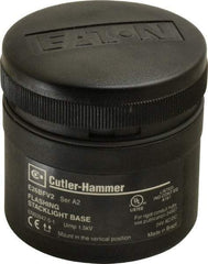 Eaton Cutler-Hammer - Incandescent Lamp, Flashing and Steady, Stackable Tower Light Base Unit - 24 VAC/VDC, IP65 Ingress Rating, 4, 13, 4X NEMA Rated, Base Mount - Exact Tool & Supply