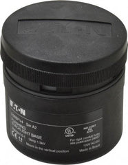 Eaton Cutler-Hammer - Incandescent Lamp, Flashing and Steady, Stackable Tower Light Base Unit - 120 VAC/VDC, IP65 Ingress Rating, 4, 13, 4X NEMA Rated, Base Mount - Exact Tool & Supply