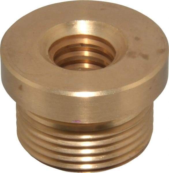 Keystone Threaded Products - 1.12" Long, 3/4" High, 1/2" Thread Length, Bronze, Right Hand, Round, Precision Acme Nut - 0.937-16 Thread Size, 2C Class of Fit - Exact Tool & Supply