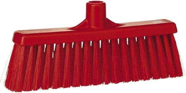 Vikan - 5-5/8" OAL Polyester Bristle Lobby Broom - 3" Bristle Length, 11" Wide - Exact Tool & Supply