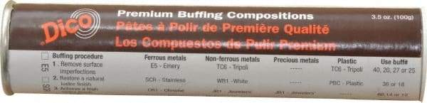 Dico - 1/4 Lb White Rouge Compound - White, Use on Ferrous Metals & Non-Ferrous Metals - Exact Tool & Supply