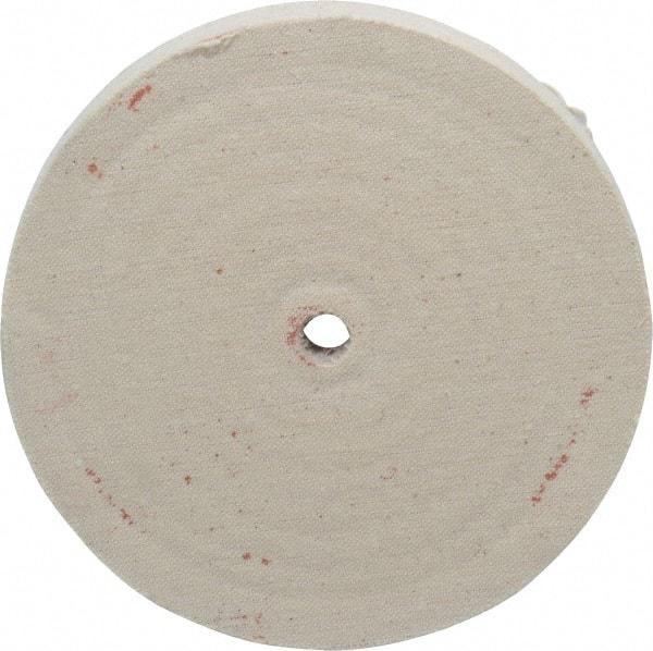 Divine Brothers - 6" Diam x 1" Thick Unmounted Buffing Wheel - Polishing Wheel, 1/2" Arbor Hole - Exact Tool & Supply