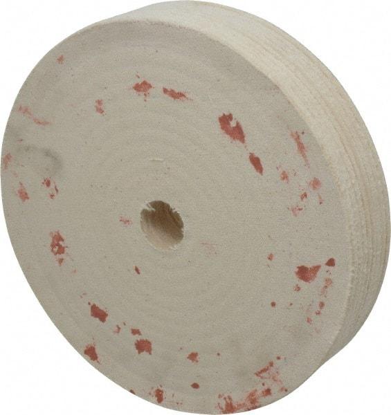 Divine Brothers - 10" Diam x 2" Thick Unmounted Buffing Wheel - Polishing Wheel, 1-1/4" Arbor Hole - Exact Tool & Supply