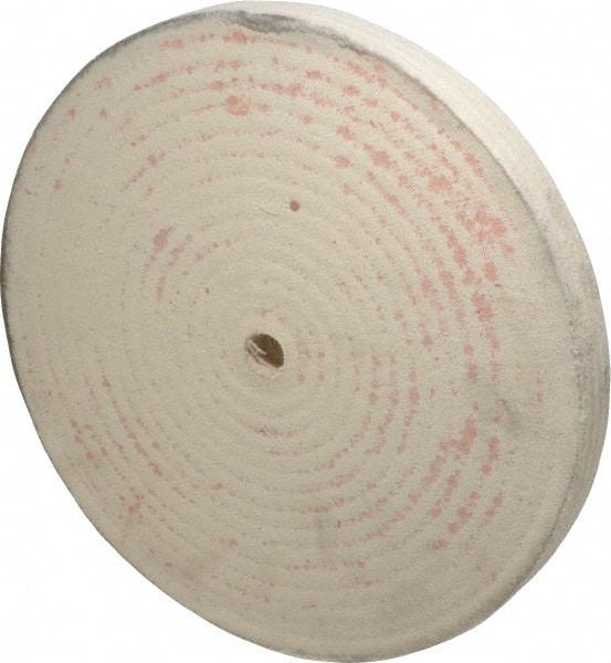 Divine Brothers - 12" Diam x 1" Thick Unmounted Buffing Wheel - Polishing Wheel, 3/4" Arbor Hole - Exact Tool & Supply