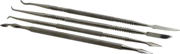 Value Collection - 4 Piece Carver Set - Stainless Steel - Exact Tool & Supply