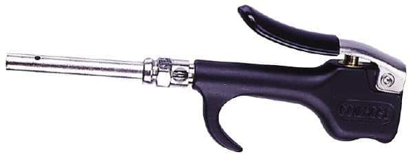 Coilhose Pneumatics - Safety Extension Tube Thumb Lever Blow Gun - 1/4 NPT, 36" Tube Length, Zinc - Exact Tool & Supply
