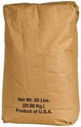 Made in USA - Extra Coarse Grade Angular Walnut Shell - 12 to 20 Grit, 4 Max Hardness, 50 Lb Bag - Exact Tool & Supply