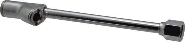 Acme - Closed Check Brass Air Chuck Extension - Straight Dual Foot Chuck, 1/4 FPT - Exact Tool & Supply