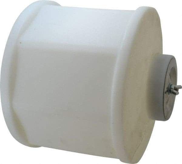 Made in USA - 10-1/2" Overall Height, 10-3/4" OD Rotary Tumbler Barrel - 2-1/2 Gal Capacity - Exact Tool & Supply