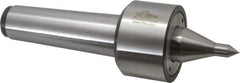 Riten - MT5 Taper Shank, 3-1/16" Head Diam 9,000 Lb Capacity Live Center - 5,000 Max RPM, 2-3/32" Head Length, 1/2" Point Diam, 2-1/2" Point Len, 1,100 Lb Max Workpc, 11-3/8" OAL, 15/16" Long Tip, Long Point - Exact Tool & Supply