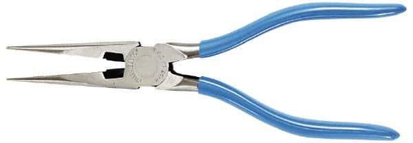 Stanley - 8" OAL, Long Nose Side Cutting Pliers - Standard Head - Exact Tool & Supply
