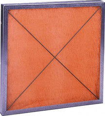 PrecisionAire - Corrosion-Resistant Steel Air Filter Frame - 16" Noml Height x 2" Noml Depth x 25" Noml Width, For Use with Media Pads - Exact Tool & Supply