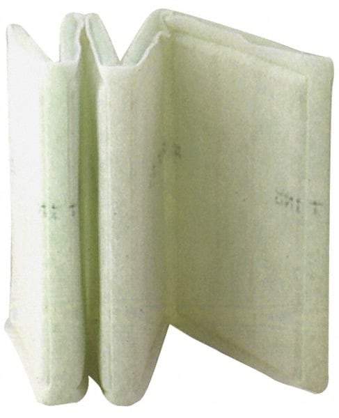 PrecisionAire - 12" Noml Height x 24" Noml Width x 1-3/4" Noml Depth, <20% Capture Efficiency, Panel Air Filter - MERV 5, Polyester, Integrated Galvanized Wire Frame - Exact Tool & Supply