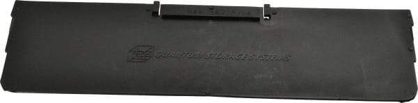 Quantum Storage - 11.1" Wide x 4" High, Black Bin Divider - Use with Quantum Storage Systems - QSB 109CON, QSB 110CON, QSB 116CON - Exact Tool & Supply
