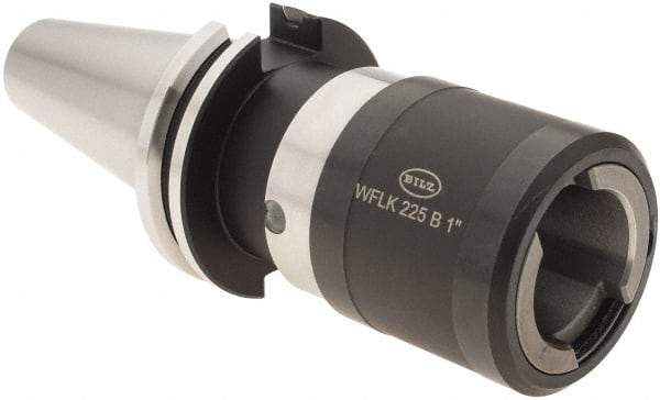 Bilz - CAT40 Taper Shank Tension & Compression Tapping Chuck - 1/4 to 7/8" Tap Capacity, 3.855" Projection, Size 2 Adapter, Quick Change - Exact Tool & Supply