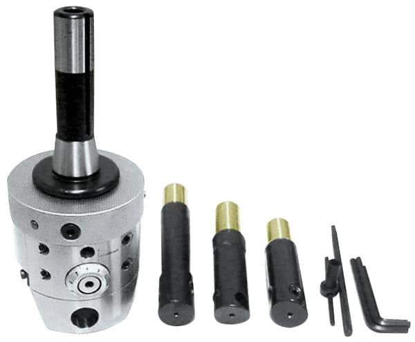 Interstate - 90mm Body Diam, Automatic Offset Boring & Facing Head - 10mm to 200mm Bore Diam, 3/4" Bar Hole Diam - Exact Tool & Supply