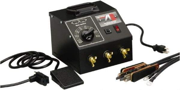 American Beauty - 110/120 Volt, 0 to 1,800 Watt, Resistance Soldering System - Includes Power Unit, Handpiece & Footswitch - Exact Tool & Supply