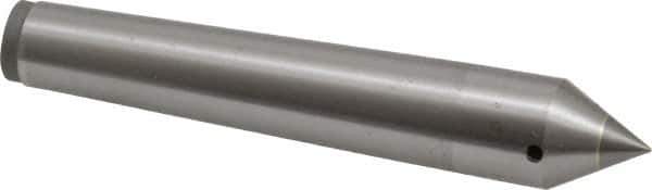 Made in USA - Carbide-Tipped Alloy Steel Standard Point Solid Dead Center - Jarno 4 Taper, 3" OAL - Exact Tool & Supply
