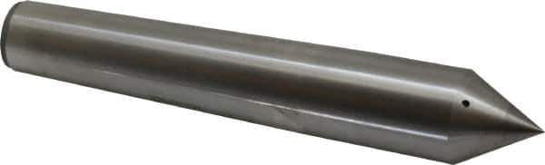 Made in USA - Carbide-Tipped Alloy Steel Standard Point Solid Dead Center - Jarno 9 Taper, 6-3/4" OAL - Exact Tool & Supply