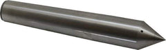 Made in USA - Carbide-Tipped Alloy Steel Standard Point Solid Dead Center - Jarno 9 Taper, 6-3/4" OAL - Exact Tool & Supply