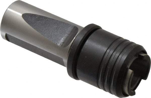 Bilz - 1" Straight Shank Diam Rigid Tapping Adapter - #0 to 9/16" Tap Capacity, 1.457" Projection, Size 1 Adapter, Quick Change, Through Coolant - Exact Tool & Supply