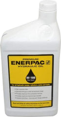 Enerpac - 1 Qt Bottle, Mineral Hydraulic Oil - ISO 32, <12,000 SUS at 0°F, 150 to 165 SUS at 100°F, 42 to 45 SUS at 210°F - Exact Tool & Supply