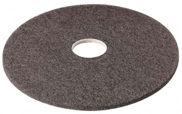 3M - Stripping Pad - 15" Machine, Black Pad, Nylon & Polyester - Exact Tool & Supply