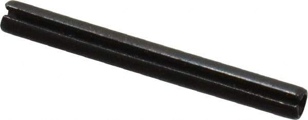 Value Collection - 2mm Diam x 20mm Long Slotted Spring Pin - Grade 1070-1080 Steel, Plain Finish - Exact Tool & Supply