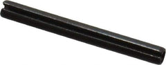 Value Collection - 2mm Diam x 20mm Long Slotted Spring Pin - Grade 1070-1080 Steel, Plain Finish - Exact Tool & Supply