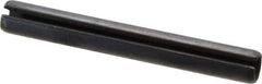 Value Collection - 10mm Diam x 80mm Long Slotted Spring Pin - Grade 1070-1080 Steel, Plain Finish - Exact Tool & Supply