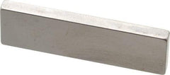 Mitutoyo - 0.1002" Rectangular Steel Gage Block - Accuracy Grade AS-1, Includes Certificate of Inspection - Exact Tool & Supply