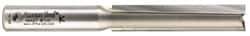 Amana Tool - 1/2" Diam, 1/2" Shank Diam, 2-1/2" Length of Cut, 2 Flute Straight Plunge Router Bit - 4-1/2" Overall Length, Carbide Tipped - Exact Tool & Supply