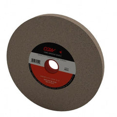 Camel Grinding Wheels - 36 Grit Aluminum Oxide Bench & Pedestal Grinding Wheel - 12" Diam x 1-1/2" Hole x 2" Thick, 2220 Max RPM, O Hardness, Very Coarse Grade , Vitrified Bond - Exact Tool & Supply