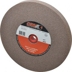 Camel Grinding Wheels - 60 Grit Aluminum Oxide Bench & Pedestal Grinding Wheel - 10" Diam x 1-1/4" Hole x 1" Thick, 2483 Max RPM, M Hardness, Medium Grade , Vitrified Bond - Exact Tool & Supply