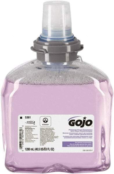 GOJO - 1,200 mL Dispenser Refill Foam Hand Cleaner - General Duty, Purple, Cranberry Scent - Exact Tool & Supply