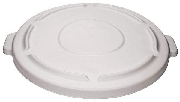 Rubbermaid - Trash Cans - White, Polyethylene - Exact Tool & Supply