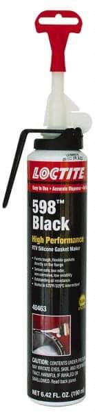 Loctite - 190mL Gasket Maker - 200°F Max, Black, Comes in Aerosol Can - Exact Tool & Supply