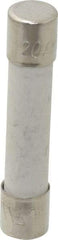 Ferraz Shawmut - 250 VAC, 20 Amp, Fast-Acting Miniature Ceramic Fuse - Clip Mount, 1-1/4" OAL, 1/4" Diam - Exact Tool & Supply