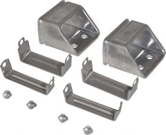 KabelSchlepp - 2.17 Inch Outside Width x 1.42 Inch Outside Height, Cable and Hose Carrier Stainless Steel Tube Mounting Bracket Set - 2.56 Inch Bend Radius, 1.77 Inch Inside Width x 0.98 Inch Inside Height - Exact Tool & Supply