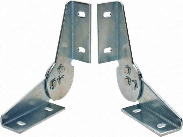 KabelSchlepp - 1.97 Inch Outside Height, Cable and Hose Carrier Steel Open Mounting Bracket Set - 1.22 Inch Inside Height - Exact Tool & Supply