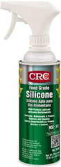 CRC - 16 oz Trigger Spray Can Nondrying Film/Silicone Penetrant/Lubricant - Clear & White, -40°F to 400°F, Food Grade - Exact Tool & Supply