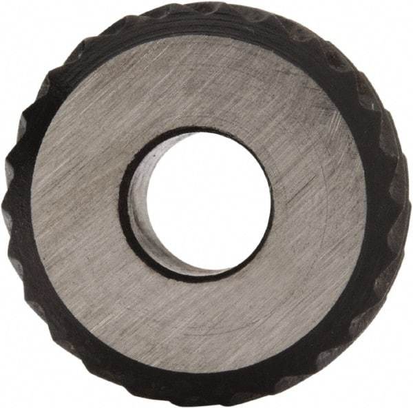 Value Collection - 3/16 Inch Face Width, 5/8 Inch Diameter, High Speed Steel Knurl Wheel Set - 7/32 Inch Hole Diameter, Beveled Face Knurl, Left and Right Hand Diagonal Pattern, Form - Exact Tool & Supply