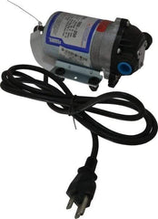 Pentair - 1/10 HP, 3/8 Inlet Size, 3/8 Outlet Size, ByPass, Diaphragm Spray Pump - 115 Input Voltage, Polypropylene, 1.40 Max GPM - Exact Tool & Supply