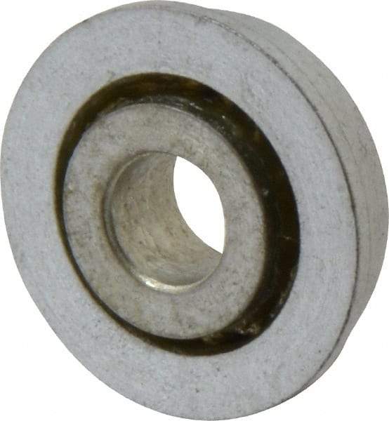 Value Collection - 5/16" Bore Diam, 7/8" OD, Open Unground Full Complement Radial Ball Bearing - With Flange, 1 Row, Round Bore, 341 Lb Dynamic Capacity - Exact Tool & Supply