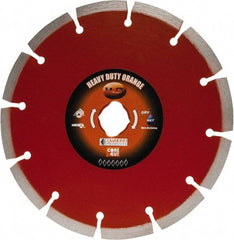 Core Cut - 7" Diam, 20mm Arbor Hole Diam, Wet & Dry Cut Saw Blade - Diamond-Tipped, Standard Round Arbor - Exact Tool & Supply