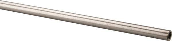 Value Collection - 6' Long, 1/4" OD, 304 Stainless Steel Tube - 0.035" Wall Thickness - Exact Tool & Supply