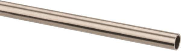 Value Collection - 6' Long, 1/2" OD, 304 Stainless Steel Tube - 0.049" Wall Thickness - Exact Tool & Supply