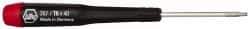 Wiha - T6 Torx Driver - 1-9/16" Blade Length, 4-3/4" OAL, Tapered Handle - Exact Tool & Supply
