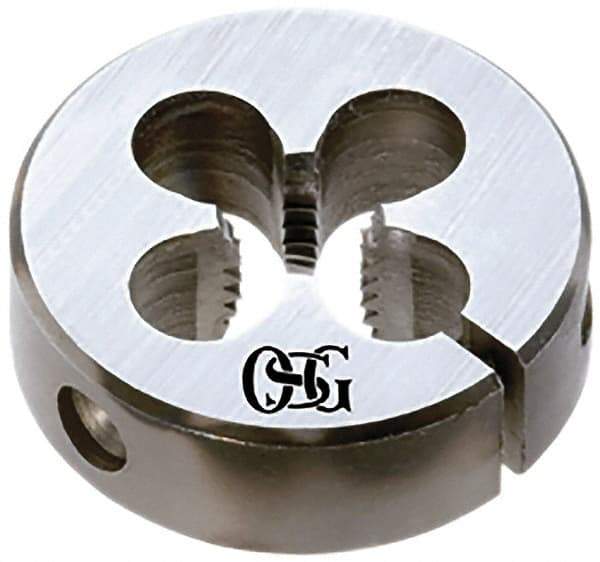 OSG - 1/8-27 NPT Thread, Adjustable Round Pipe Die - 1-1/2" Outside Diam, High Speed Steel, Right Hand Thread - Exact Tool & Supply
